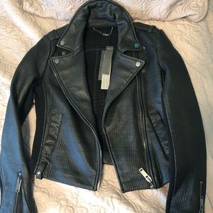 IKKS  NWT leather  jacket